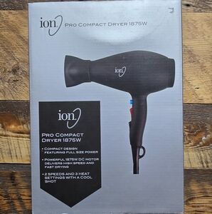Ion Pro Compact Dryer 1875W - Black